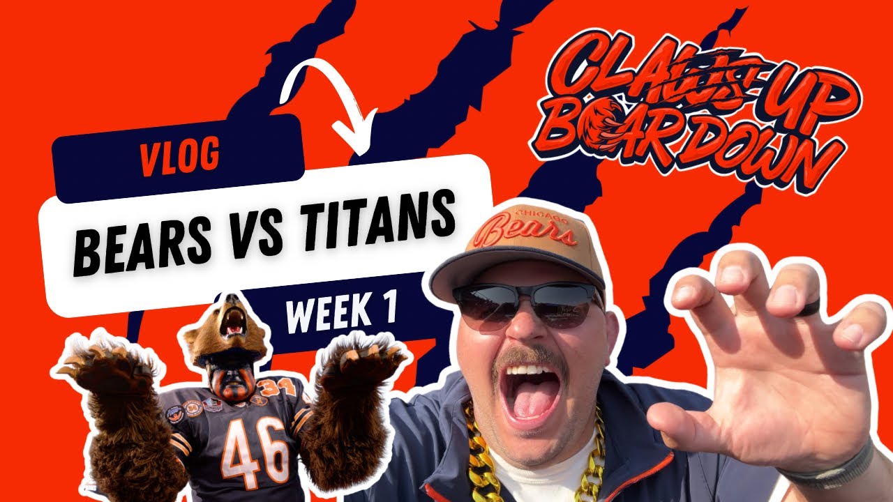 NFL Week 1: Game day Vlog. Bears VS Titans