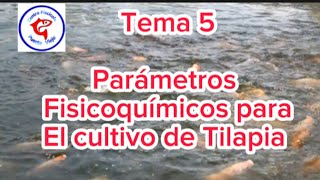 Parámetros Fisicoquimicos para el Cultivo de Tilapia.