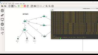 OSPF in gns3 with CISCO routers.