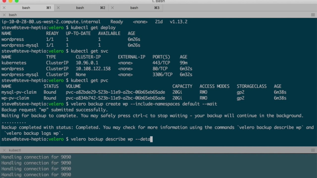 How to migrate applications between Kubernetes clusters using Velero ...