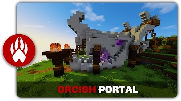 Minecraft Building Tutorial : How to build an Orcish Portal