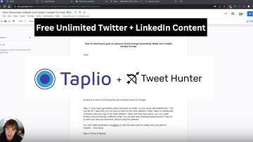 How I Automate LinkedIn and Twitter Content for Free. ($0).
