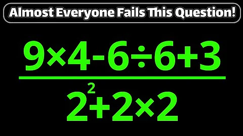 🧠Only 10% Can Solve This Order of Operations Puzzle!