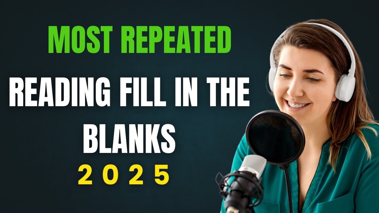 PTE Reading FIB Real Exam Questions 2025 | Score 79+ Easily