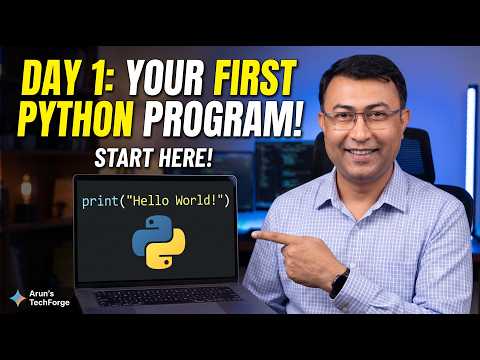 1_Day 1 — Your First Python Program: Hello World!