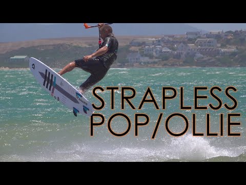 Strapless pop / ollie (kitesurf tutorial)
