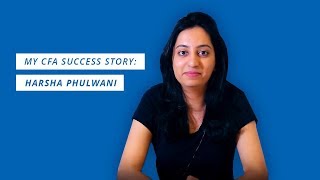My Cfa Story Harsha Phulwani