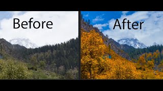 Autumn edit photoshop | Autumn photo editing | Autumn effect in photoshop screenshot 5