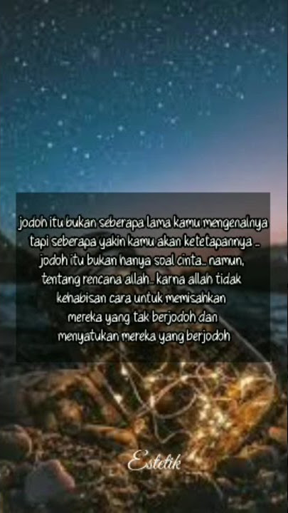 Estetik ~ RUMUS JODOH || Ustadz Hanan Attaki