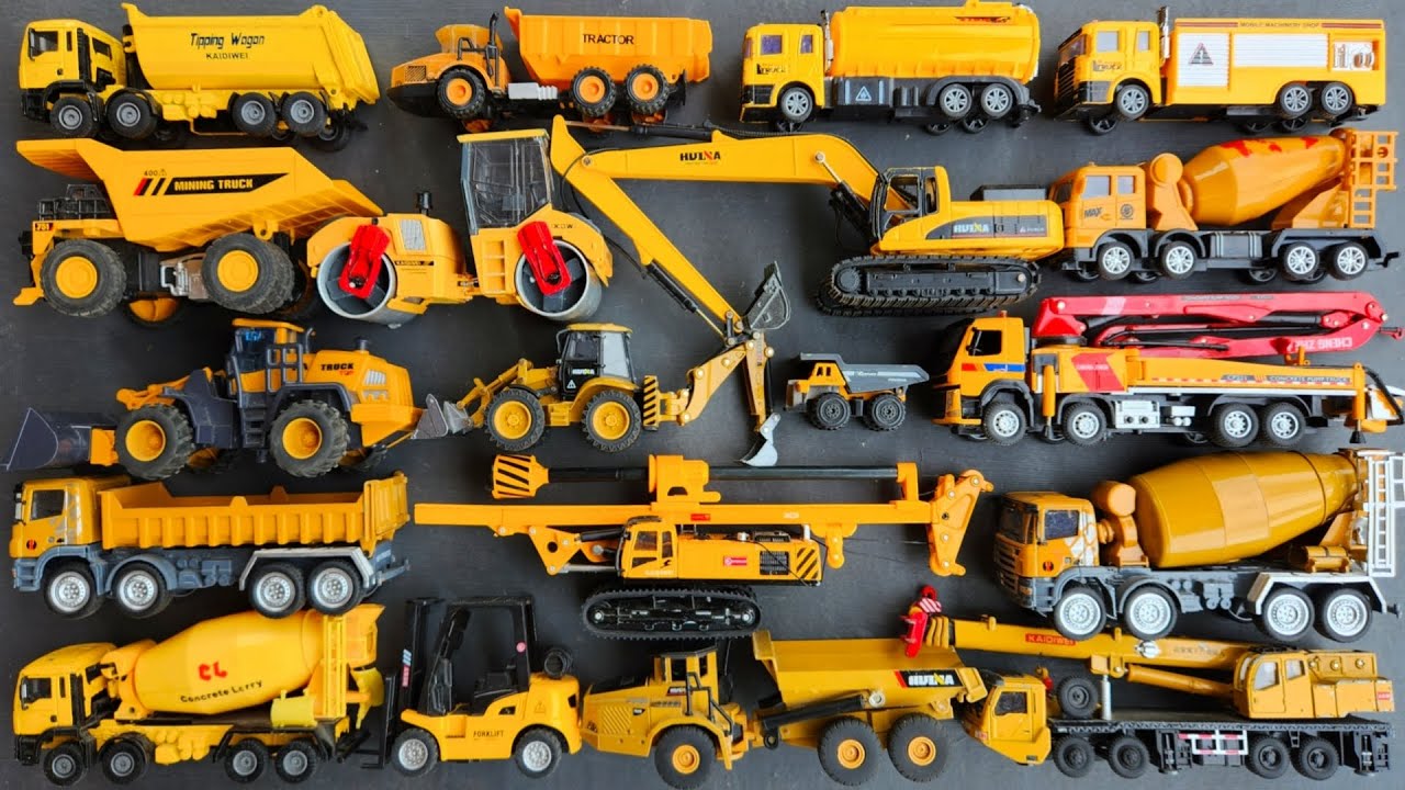 Bore Pile, Mining Truck, Mixer Truck, Dump Truck, Wheel Loader, Excavator, Concrete Pump Truck