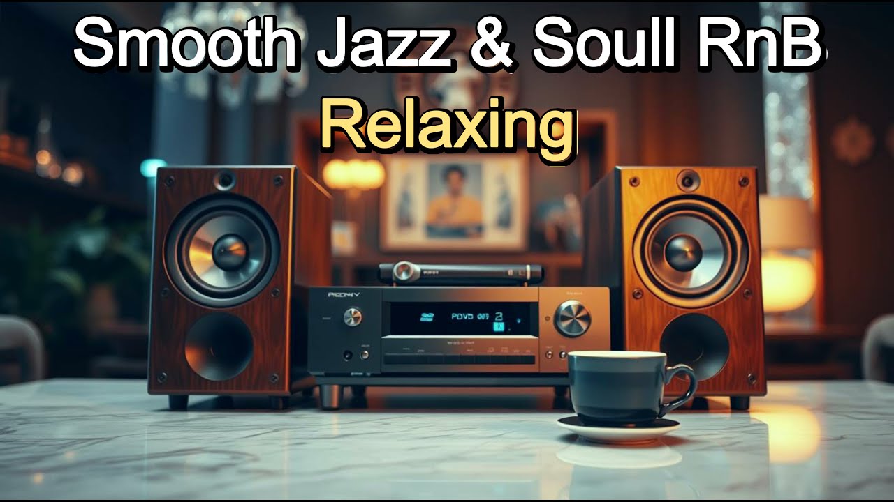 Ease Your Stress with Smooth Jazz & Soul RnB in Cozy Home Audio Room for Total Relaxation ☕