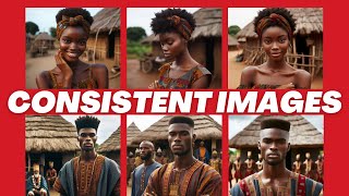 How to Generate Consistent Images for African Folktale Stories with Free Generative AI