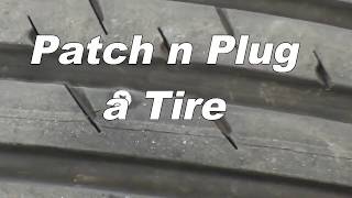 Tire Patch & Plug How-To | Shade Tree Garage 973-540-9880