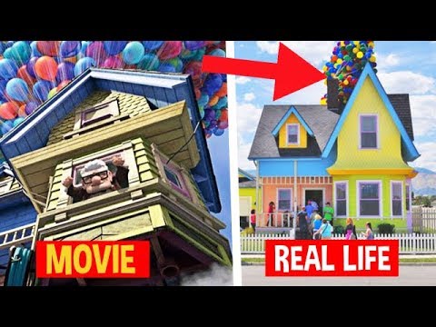 10 Cartoon Houses That Actually Exist IN REAL LIFE - YouTube