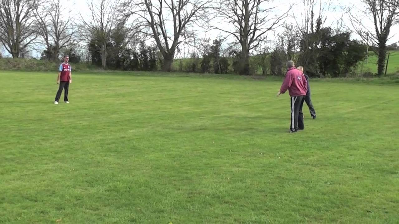 Jack nutmegs Jon in Aston Tirrold Park