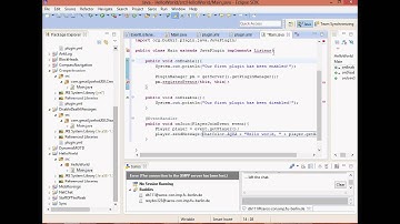 Bukkit plugin coding tutorial -1- Enabling our plugin.
