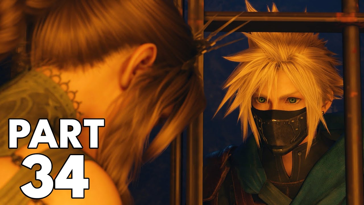 FINAL FANTASY VII REBIRTH Walkthrough Gameplay Part 34 – Chapter 12 Loveless Boss Abzu, Elena & Rude