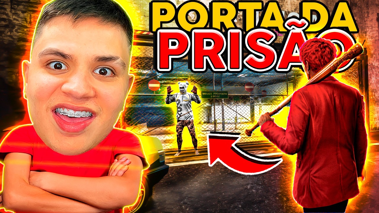 FUI VINGAR na PORTA da PRISÃO 🤬 GTA RP (Paulinho o LOKO)