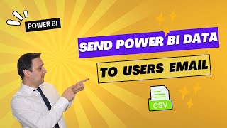 How to Send Power BI table data as CSV file to Email? Use Power Automate!