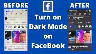 How to Turn on Dark Mode on Facebook App & FB Messenger | Facebook mai Dark Mode Kaise on Kare? screenshot 5