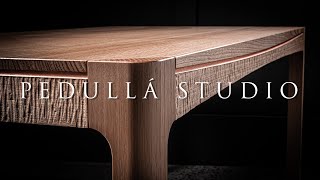 PEDULLA STUDIO | Building a Writing Desk with Copper Leaf Shadow Lines