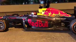 Red Bull Formula 1 Cars Screaming Through the Streets of Miami