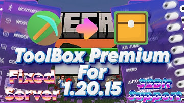 TOOLBOX Premium for MCPE 1.20.30 With 32Bit Support and Fixed Server Problem | Infinite Timing