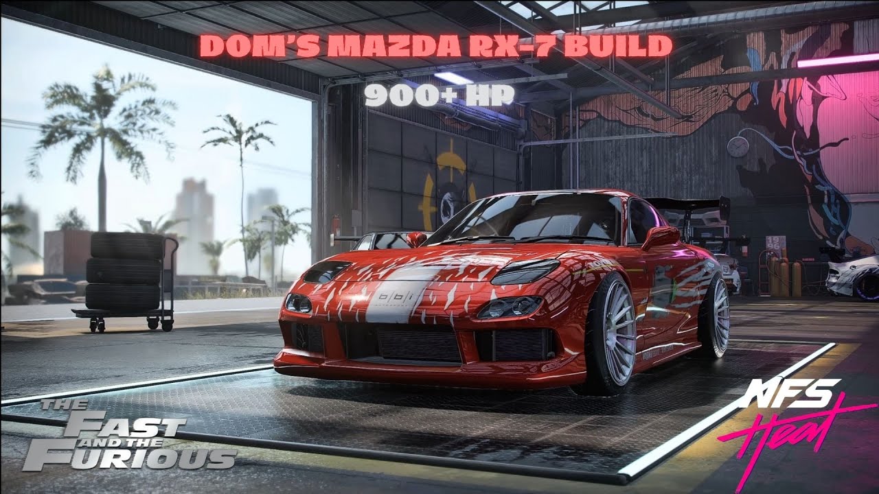 Dom’s Mazda RX-7 Build | Fast & Furious | NFS Heat
