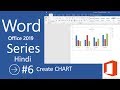 How To Make Chart In Ms Word | Ms Word 2019 Tutorials In HINDI | Part 6