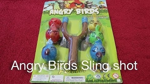 Angry Birds sling shot version