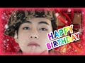 【BTS】V✌Happy Birthday🐻かわちぃテテ愛でましょ♡