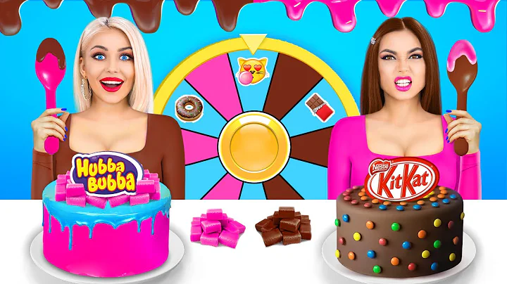 Bubble Gum VS Chocolate Food Challenge! | Bubble G...