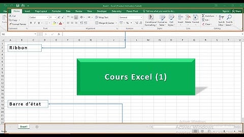 Formation Excel : #Cours_1 Naviguer dans l