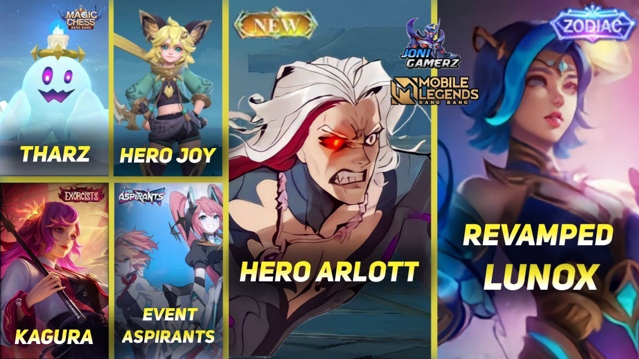 EVENT ASPIRANTS, NEW HERO ARLOTT, REVAMP LUNOX ZODIAC, HERO