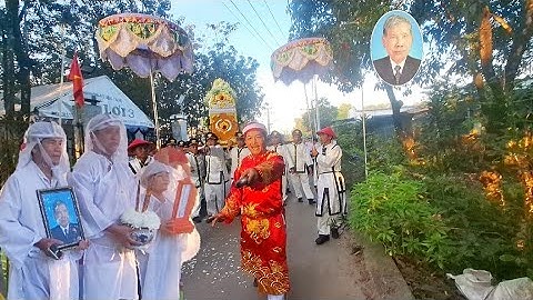 Đám tang ông (Nguyễn Văn Dính) gia đình người thân tiếc thương đưa tiễn tại Hòa lợi, tphcm.