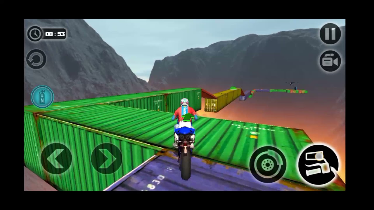 Impossible Motor Bike Tracks Gameplay Android | Motorcycle Rasing games - Android Gameplay