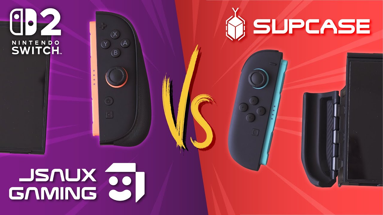 Hinged vs Split: Which Case Style is Best for Nintendo Switch 2? Jsaux Split Case vs Supcase UB Pro