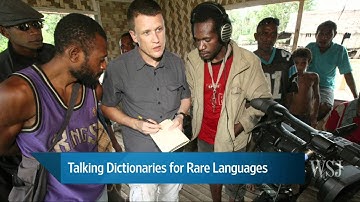Talking Dictionaries for Rare Languages