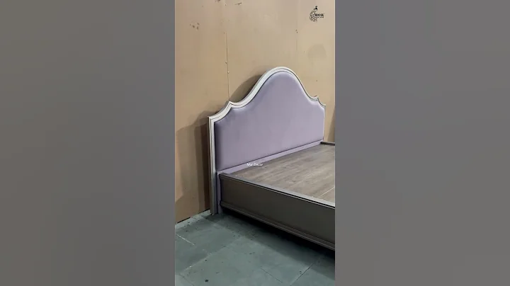 Luxury bed in unique colour, Customised as per customer need by Mor Decor #furniture #interiordesign