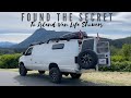 Stealth Camping Down An Overgrown Road | Broken Spare Tire And Cracked Window