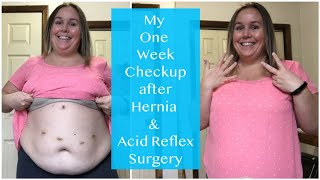 1 Week Recovery form Hiatal Hernia Repair, and Nissen Fundoplication Surgery