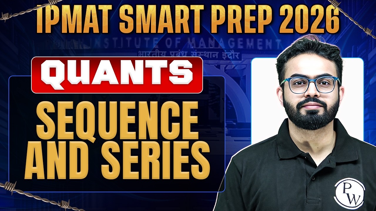 IPMAT Quants 2026 | Sequence and Series | IPMAT Smart Prep - YouTube