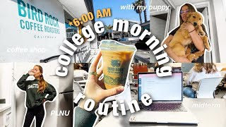 my REAL 6:00 AM college (in person) morning routine 2021!