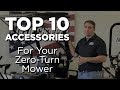 Top 10 accessories for your zeroturn mower