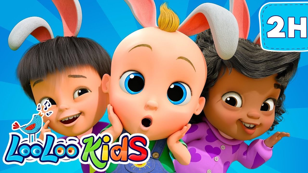 🐰 Bunny Hop & Endless Fun Songs | 2 Hours of LooLoo Kids Playful Music ...