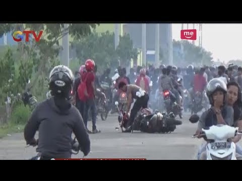 Razia Balap Liar di Gowa, Ratusan Pengendara Motor Kabur Ketakutan - BIM 21/05