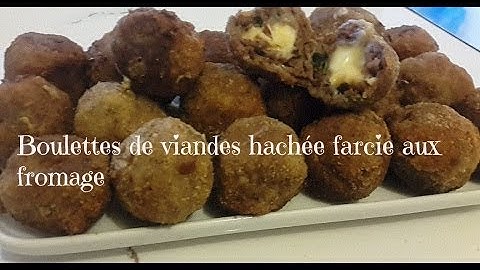 Boulettes de viande farcies à la mozzarella