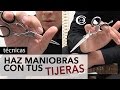 Esconde las Tijeras | Maniobras y trucos con Tijeras Peluquería ✂︎ Técnicas