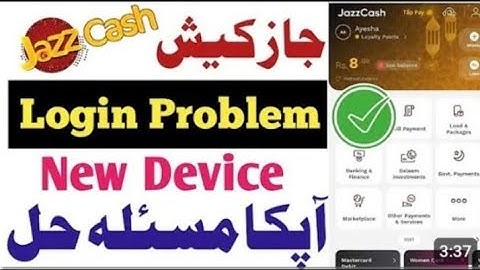 Jazzcash new device detected problem | jazz cash biometric problem | jazz cash login problem 
