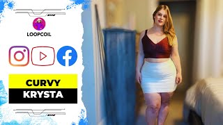 Curvy Krysta | Beautiful Plus Size Curvy Model | Instagram Celebrity | Bio Wiki Facts Lifestyles